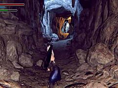 Asian Girl With Shaved Pussy Gets Cumshot In Dungeon