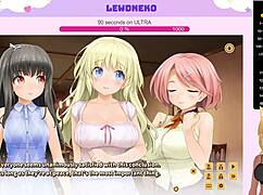 lewdneko the vtuber casually plays love cubed part 7 with cute moaning scenes