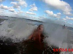 rayssa garcia enjoys beach with cuckold fetish in bikini and big ass