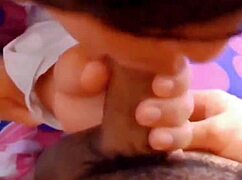 Young Student Performs Oral in Homemade Video