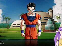 dragon ball videl gets fucked hard in the ass!