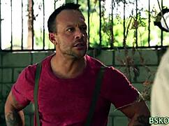 karla kush casually fingers the blonde babe in a group scene with rimming