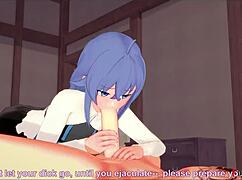 eris watches roxy fuck and gets horny