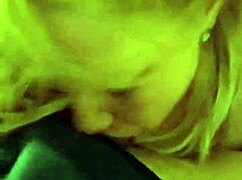 this dirty blonde slut is cheating with a hot guy