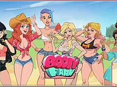 nutaku booty farm hentai game part 16 with big tits flashing