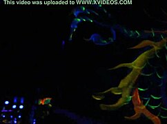 queen glow having sex in lk metro bar with dancing