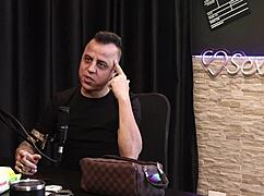 Freddy Doggystyles in Sheer Red Lingerie 😏