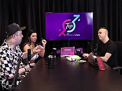 Freddy Doggystyles in Sheer Red Lingerie 😏