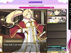 Vtuber Lewdneko moans through Evenicle Part 3 with cute creampie