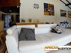 perfect booty african model in fake audition