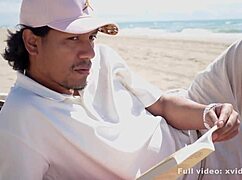 she tempted me with her big ass fucking on the public beach