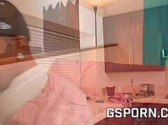 black couple hd scene with the sexy chubby dominic dalton