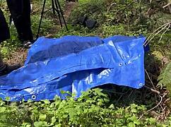 Sexy BBW Remi pounded hard in wild forest fuck