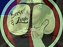 Stepsister sneaks next to mom's room in Summertime Saga