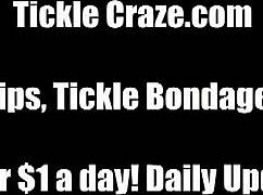 Its tickle time for this naughty little 18+ bitch in bondage.