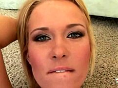 Sunscreen on kinky blonde pawg leads to deepthroating and anal pounding.