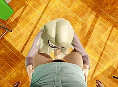 Young student with cursed bra gets wild in 3D uni hentai