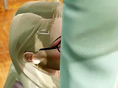 Young student with cursed bra gets wild in 3D uni hentai