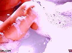 Super hot blonde teen swallows cum after sofa assfucking interview!