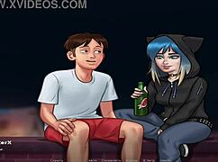 Summertime Saga: Peeping Naked People Through Binoculars Episode 78