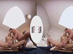 Blonde in taboo threesome feels intense pleasure with cocks