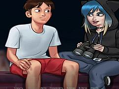 Summertime Saga: Peeping Naked People Through Binoculars Episode 78