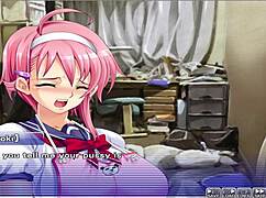 Apartment of Love Ep 3 - Virginity Lost in Hentai Game