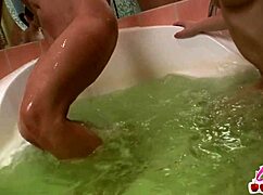 Exclamatory-Provocative Hot Lesbian Teen LICKING PUSSY and FUCKING A DILDO, Wow!