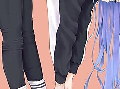 Minah Blackmails You with Humiliating Jerk Off Instructions Featuring Sneakers and Socks in Hentai