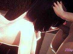 i love naruto hentai 3d threesome with hinata blowjob and wall fuck