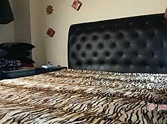 Ebony Wife Shouts, Surprise! Fuck Me Hard In Red Lingerie On Valentine's!