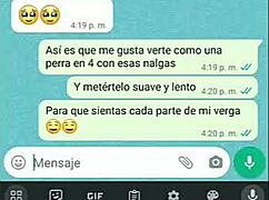 Moreno with a big penis passionately fucks a white girl with a big ass