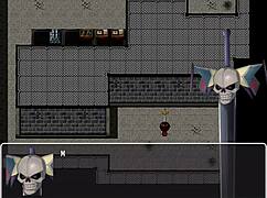 Entering the ninja women's mansion in Villainess Quest part 2.