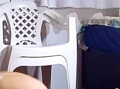 I love showing off with a giant dildo in the recording section