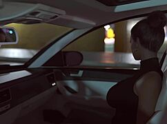 busty milf gives pleasure in 3d cartoon pov