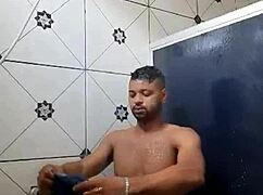 Guys having a casual sex scene together