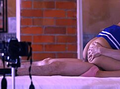 University Student Explores Wild Fantasies with Friend in Apartment