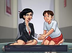 Dive Into Wild Hentai Action with Horny Asian Milf in Summertime Saga Part 43