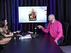 Paulo Avelar and Victoria Beatriz Stun in Sheer Red at Hot Cast