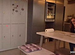 German Scout Picks Up Redhead Alice for First Public Casting