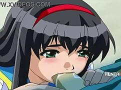 Perverted Ghost Gropes and Blows Teen in Hentai