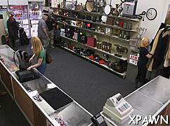 Lovely doxy, are you ready for sex in the shop?