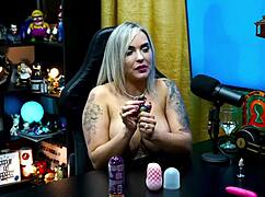 Kiara Blay shows off her body on podcast, Ruan can't stop staring at the hot Spanish babe in sheer red