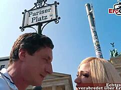 Erocom date - deutsche blondine ABGESCHLEPPT und OHNE GUMMI GEFICKT!