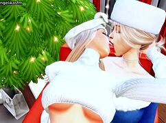 Perverted Futanari Mistress Seduces Stepsister for Hard Anal Play