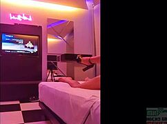 Karlita hotwife humiliates husband by riding monster cock in homemade scene