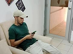 Found My Horny Stepson Masturbating And Decided To Help Him Out