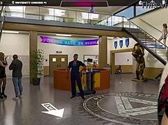 dripping wet college girl in brothel