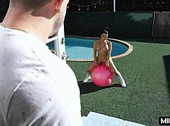 Huge butt latina milf blows and fucks like a cougar