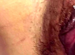 todays homemade creampie with shaved teen close up